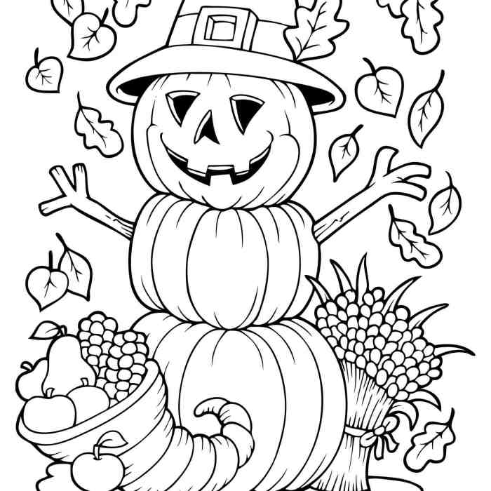 Coloring pages fall for kids