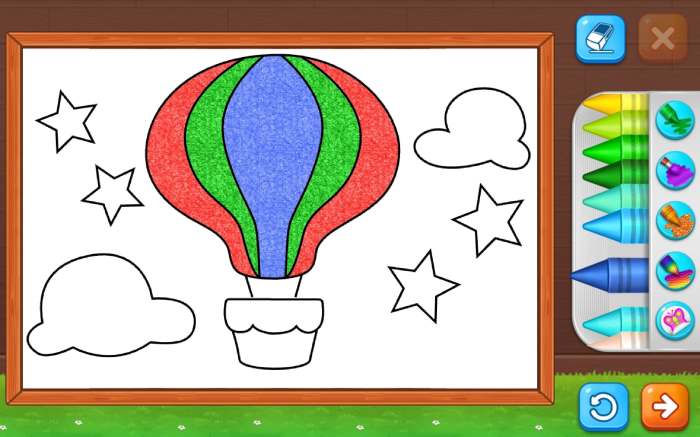 Coloring games for kids: color