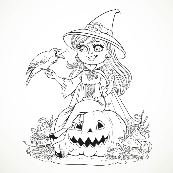 Free Halloween Coloring Pages for Kids