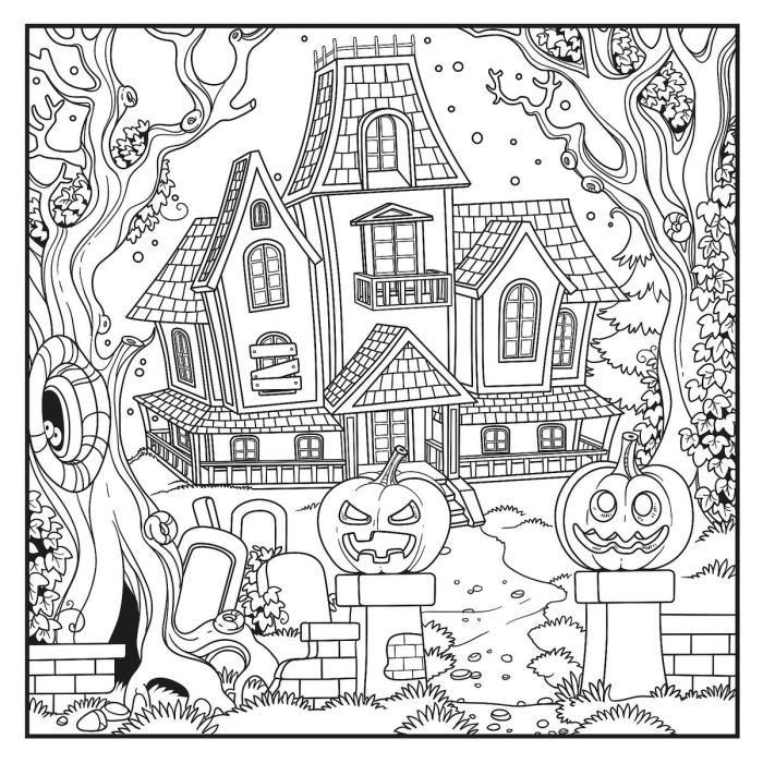 Free halloween coloring pages for kids