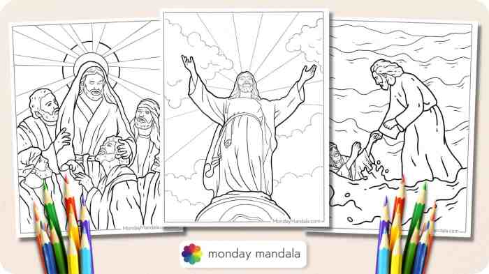 Kids bible coloring pages