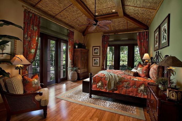 Tropical Interior Design Bedroom Ideas