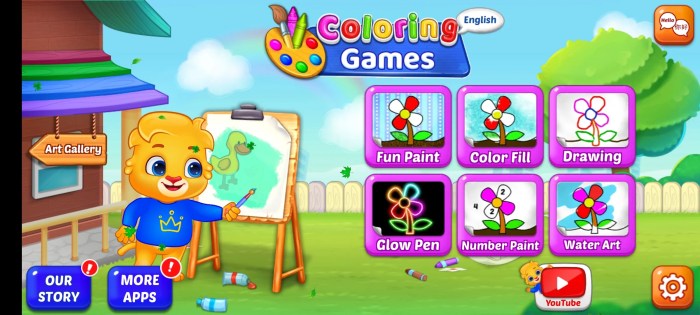 Coloring Games for Kids Color Fun