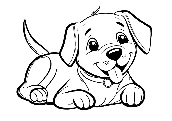 Coloring Pages for Kids Dog A Fun Guide