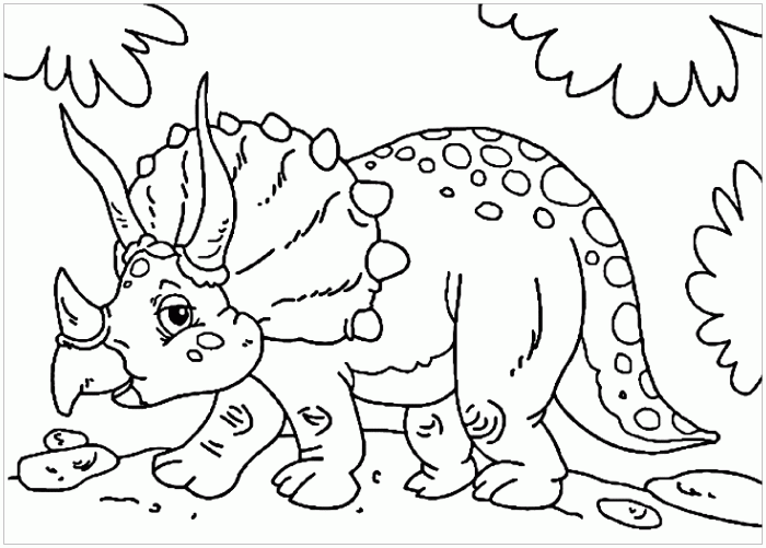 Dinosaur Coloring Page for Kids A Fun Learning Experience