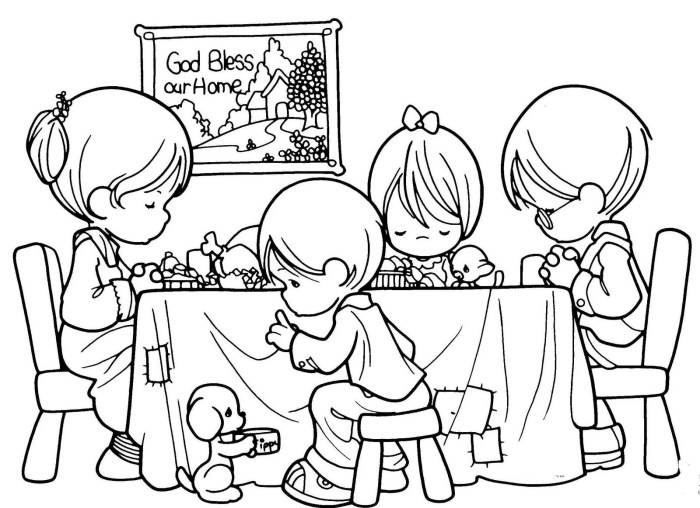 Christian coloring pages for kids