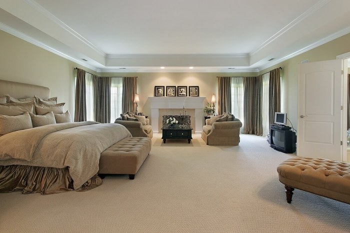 Large master bedroom design