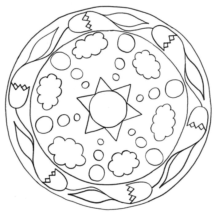 Free mandala coloring pages for kids